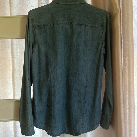 Charter Club denim shirt light blue size 6 - Picture 4 of 4